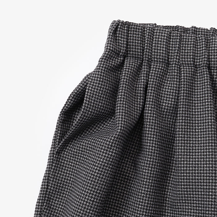 TWEED HIGH GATHER PANTS