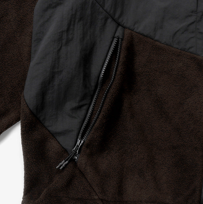 NYLON RIP STOP X FLEECE BLOUSON