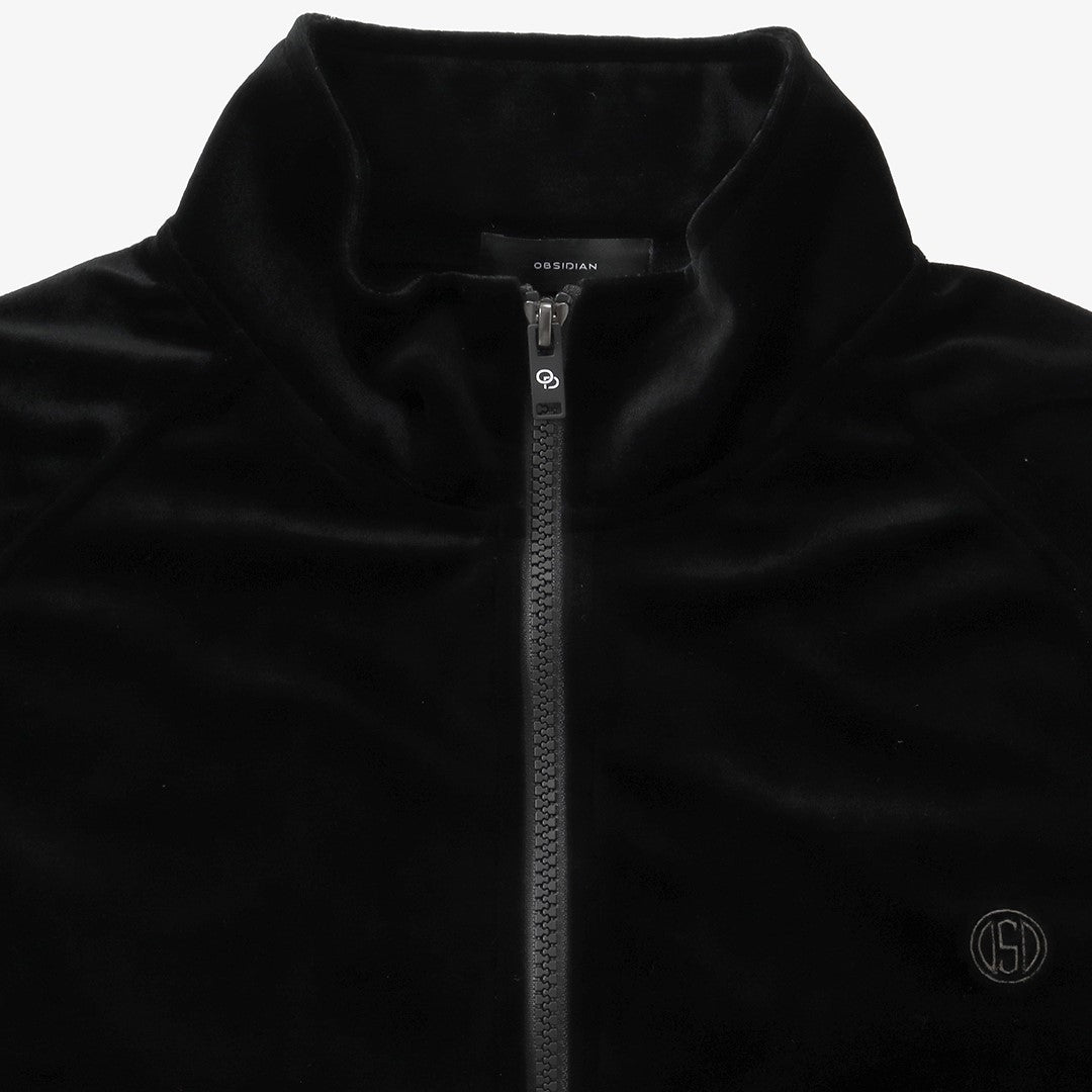 VELOURS ZIP UP BLOUSON