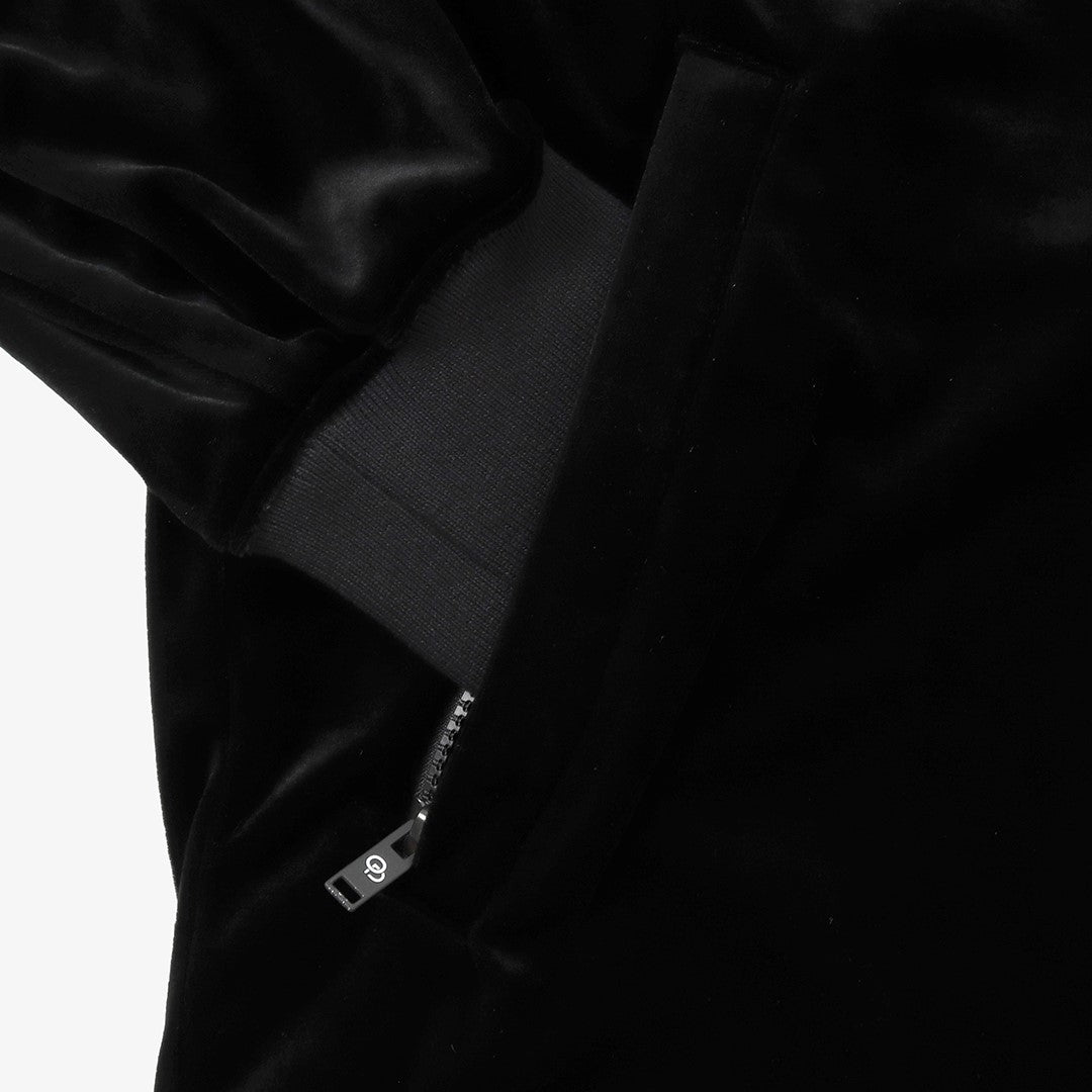VELOURS ZIP UP BLOUSON
