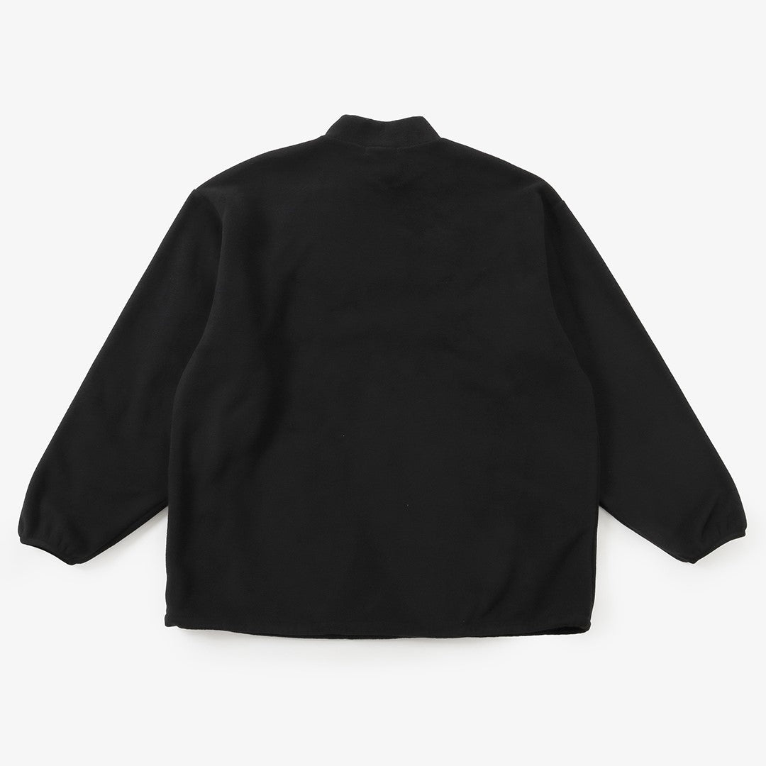 FLEECE MOCK NECK PULLOVER