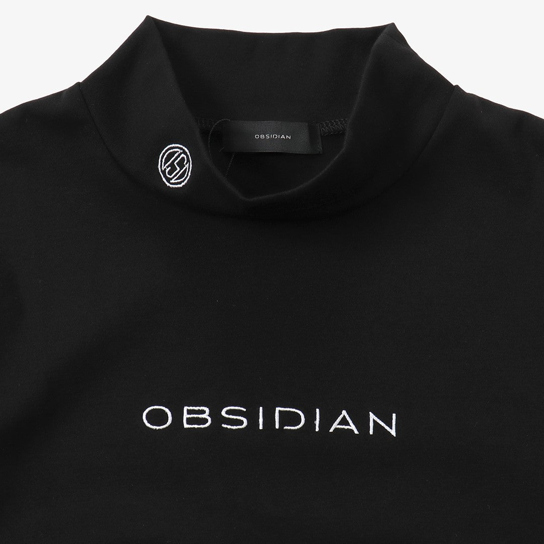 【WOMEN】SUVIN PLATINUM HIGHNECK LONGSLEEVE EMBROIDERY