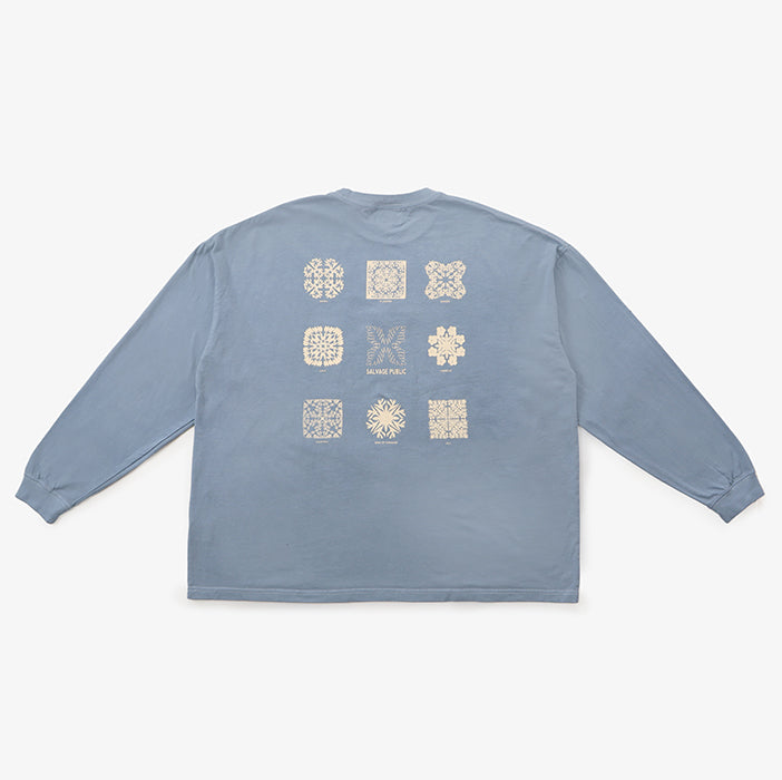 Pigment L/S Tee(Hawaiian Quilting)