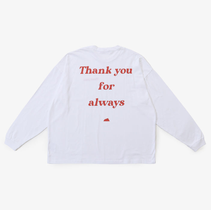 melple×SALVAGE PUBLIC／Thank you Long sleeve (1st)　※黒の画像ないから撮ったら公開